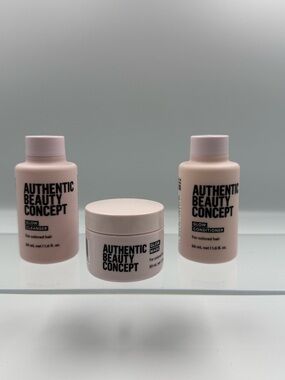 Authentic Beauty Concept Glow Hair Care Trio - Soft Pink